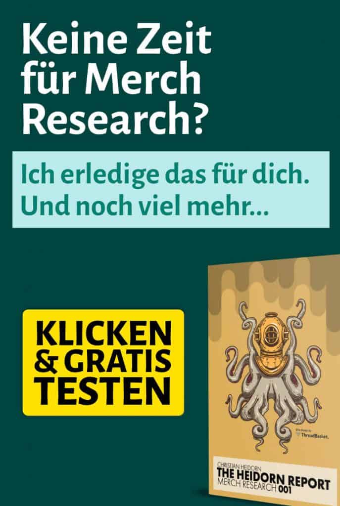 Der Heidorn Report: Merch Research & Strategy Guide